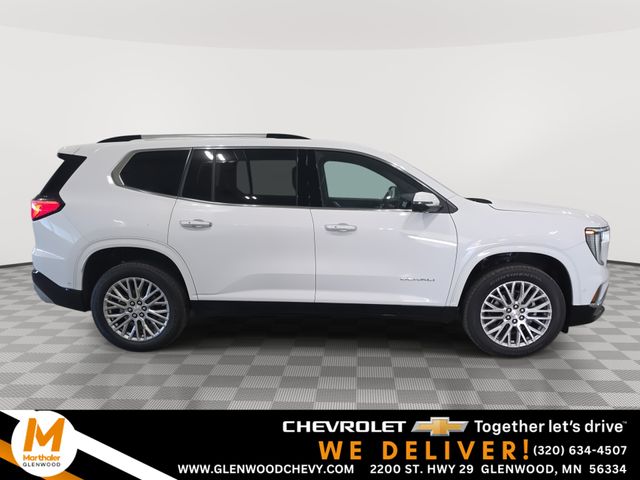 Summit White 2026 GMC Acadia SUV / Crossover Four-Wheel Drive 8-Speed Automatic