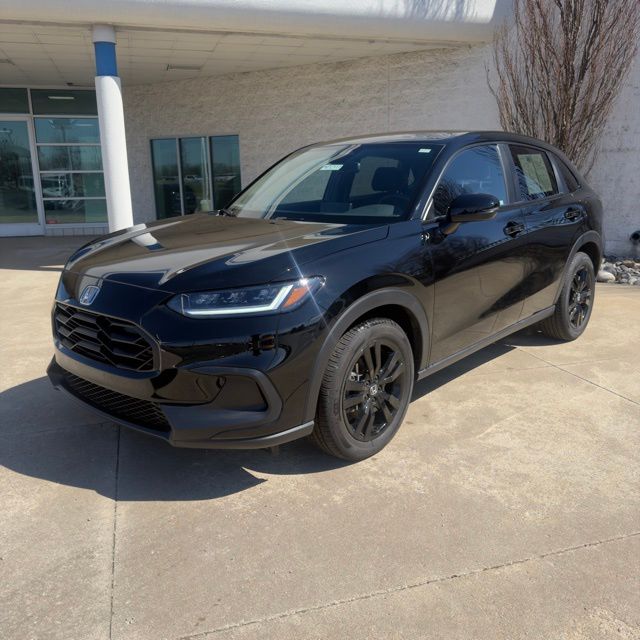Crystal Black Pearl 2026 Honda HR-V Sport AWD SUV / Crossover All-Wheel Drive Continuously Variable Transmission