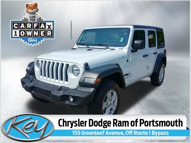 Bright White Clearcoat 2022 Jeep Wrangler SUV / Crossover Four-Wheel Drive 8-Speed Automatic