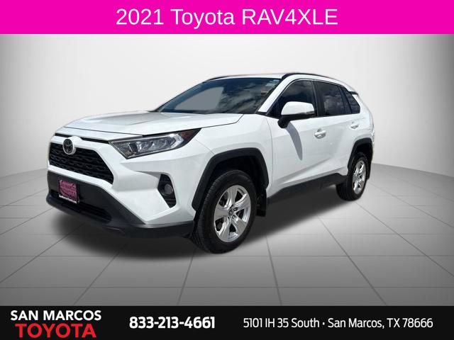 Super White 2021 Toyota RAV4 SUV / Crossover All-Wheel Drive 8-Speed Automatic