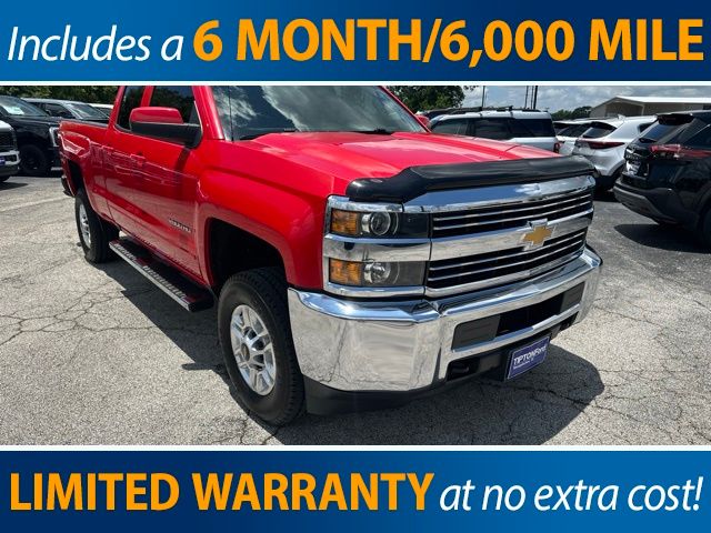 Red Hot 2016 Chevrolet Silverado 2500HD Pickup Truck Four-Wheel Drive 6-Speed Automatic Overdrive