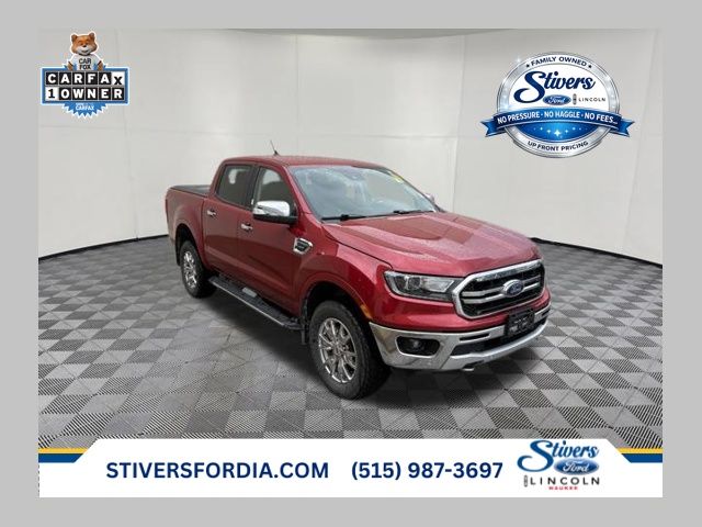 Red Metallic 2020 Ford Ranger Pickup Truck Four-Wheel Drive Automatic