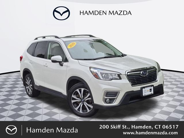 Crystal White Pearl 2019 Subaru Forester SUV / Crossover All-Wheel Drive Continuously Variable Transmission