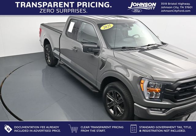 Gray (Lead Foot) 2021 Ford F-150 Pickup Truck Four-Wheel Drive Automatic
