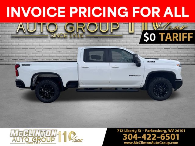 2025 Summit White Chevrolet Silverado 2500HD LT 4X4 Truck