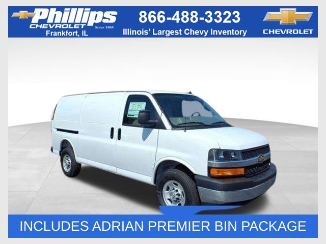 Summit White 2025 Chevrolet Express Cargo 2500 RWD Van Rear-Wheel Drive 8-Speed Automatic Overdrive