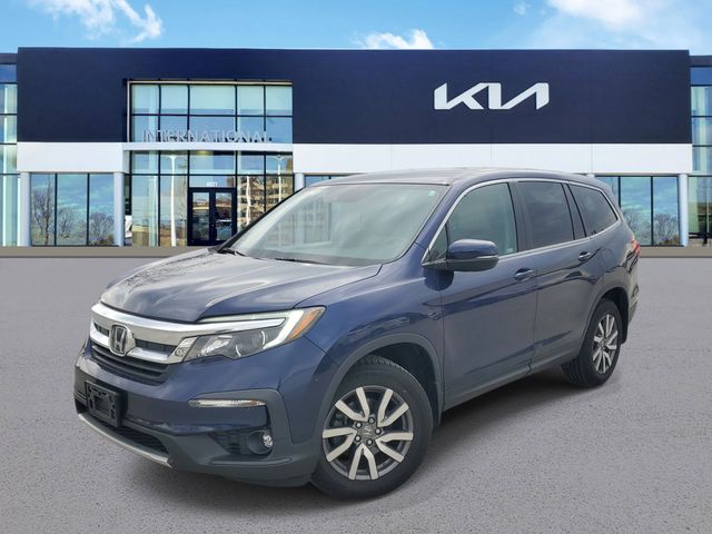 Blue 2019 Honda Pilot EX-L AWD with Navigation and RES SUV / Crossover All-Wheel Drive 6-Speed Automatic