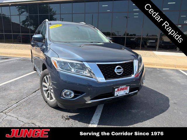 Arctic Blue Metallic 2014 Nissan Pathfinder SUV / Crossover Four-Wheel Drive Continuously Variable Transmission