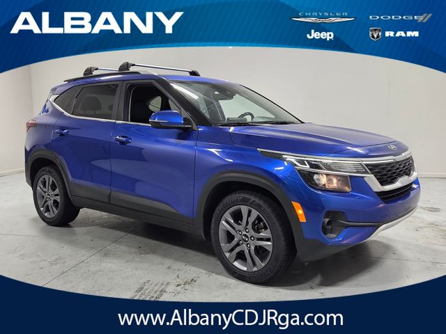 Neptune Blue 2021 Kia Seltos SUV / Crossover Front-Wheel Drive Continuously Variable Transmission