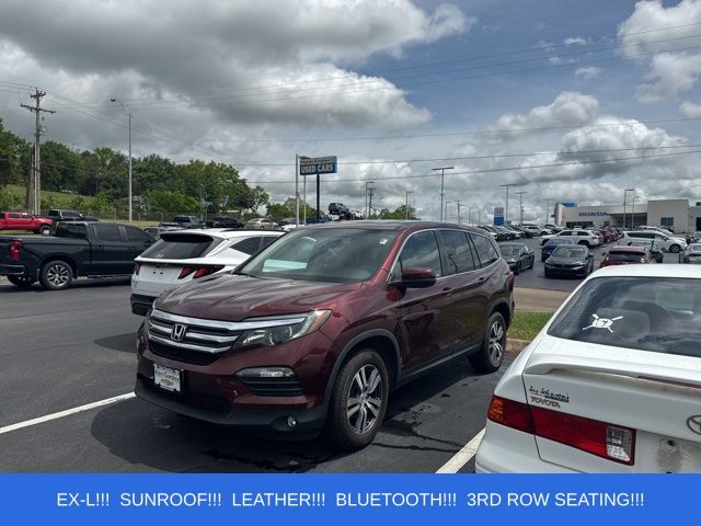Red 2018 Honda Pilot EX-L AWD SUV / Crossover All-Wheel Drive 6-Speed Automatic