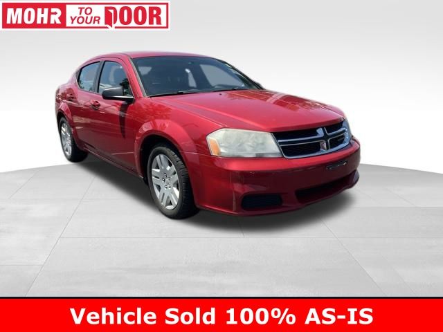 Red Line 2013 Dodge Avenger SE FWD Sedan Front-Wheel Drive 4-Speed Automatic