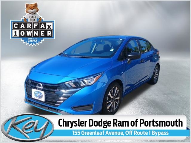 Electric Blue Metallic 2023 Nissan Versa Sedan Front-Wheel Drive Continuously Variable Transmission