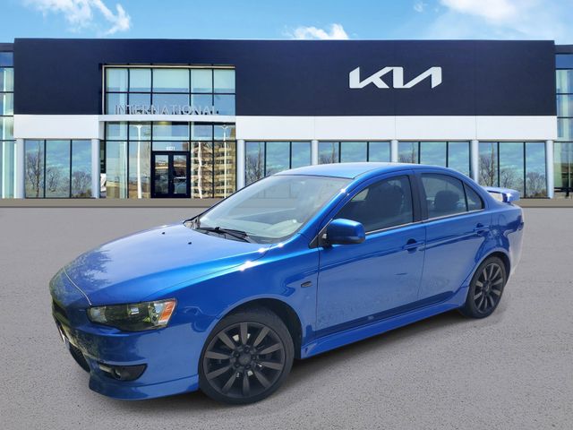Blue 2011 Mitsubishi Lancer GTS Sedan Front-Wheel Drive Continuously Variable Transmission