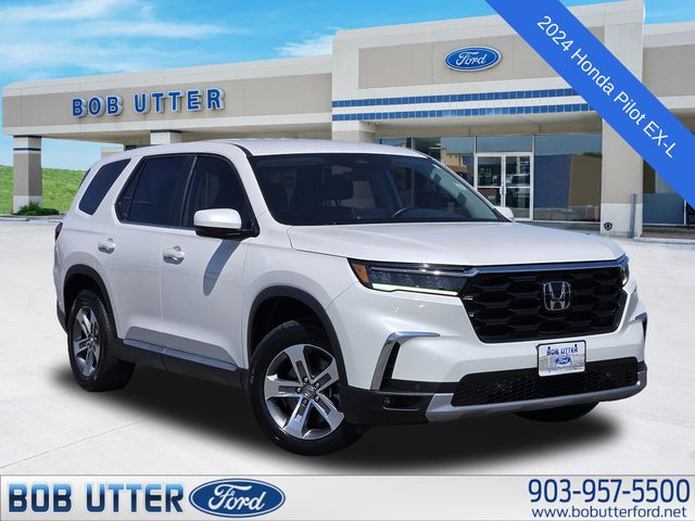 Platinum White Pearl 2024 Honda Pilot SUV / Crossover Front-Wheel Drive Automatic