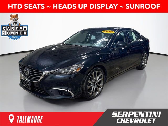 Jet Black Mica 2017 Mazda MAZDA6 Sedan Front-Wheel Drive 6-Speed Automatic