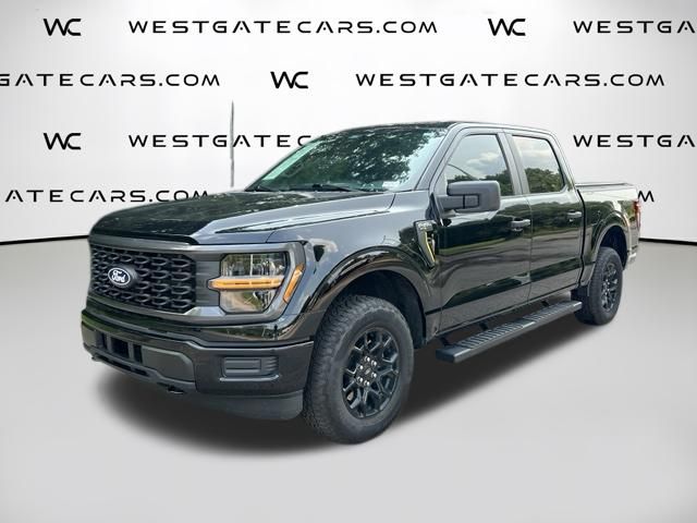 Black Metallic 2025 Ford F-150 Pickup Truck Four-Wheel Drive Automatic