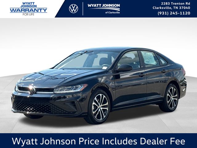 Deep Black Pearl 2026 Volkswagen Jetta Sedan Front-Wheel Drive 8-Speed Automatic