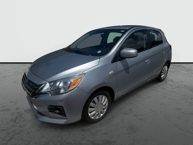 Silver 2024 Mitsubishi Mirage ES FWD Hatchback Front-Wheel Drive Continuously Variable Transmission