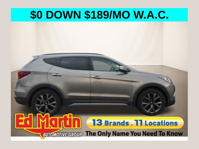 Mineral Gray 2018 Hyundai Santa Fe Sport SUV / Crossover Front-Wheel Drive 6-Speed Automatic