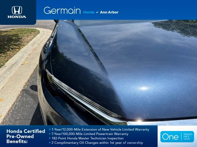 Certified Used 2024 Canyon River Blue Metallic Honda EX-L image 3