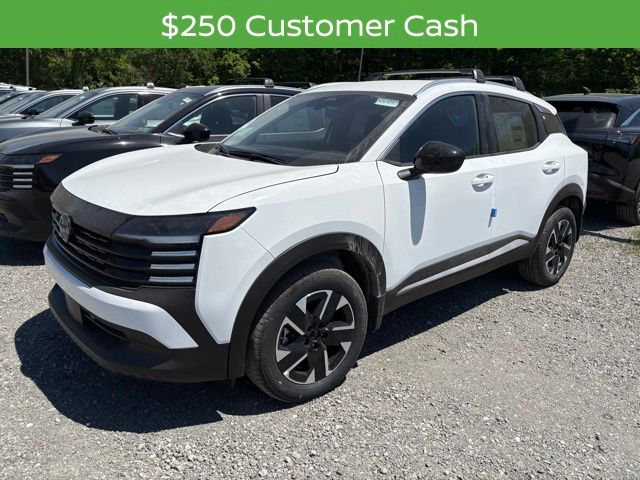 White (Fresh Powder) 2026 Nissan Kicks SUV / Crossover All-Wheel Drive Continuously Variable Transmission