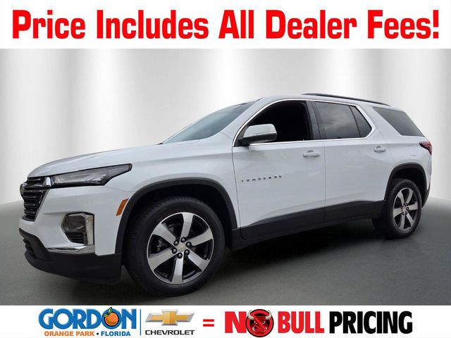 Summit White 2023 Chevrolet Traverse SUV / Crossover Front-Wheel Drive 9-Speed Automatic