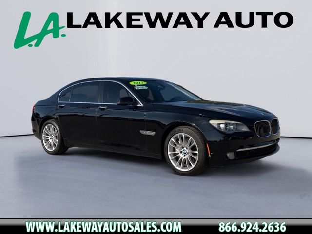 Jet Black 2012 BMW 7 Series Sedan Rear-Wheel Drive 6-Speed Automatic