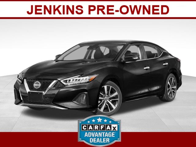 Super Black 2023 Nissan Maxima Sedan Front-Wheel Drive Continuously Variable Transmission