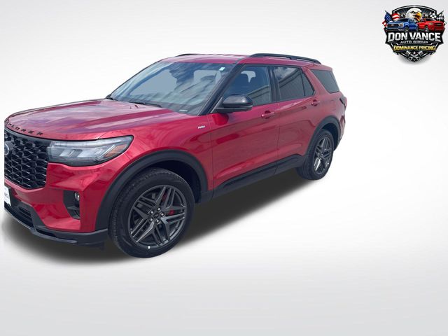 Red Metallic 2025 Ford Explorer ST-Line AWD SUV / Crossover All-Wheel Drive Automatic