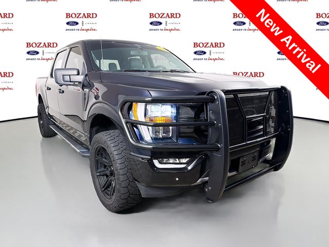 Blue Metallic 2021 Ford F-150 Pickup Truck Four-Wheel Drive Automatic