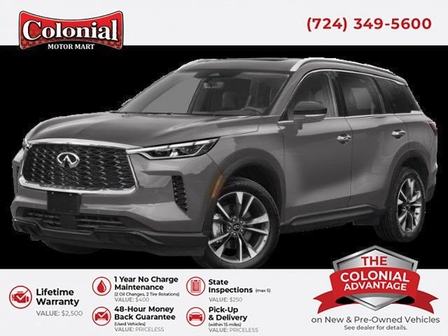 Gray (Graphite Shadow) 2023 INFINITI QX60 SUV / Crossover All-Wheel Drive 9-Speed Automatic