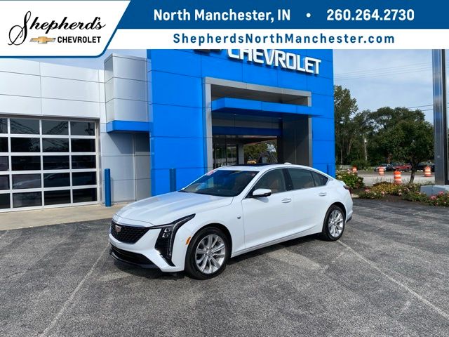 Vibrant White 2026 Cadillac CT5 Sedan All-Wheel Drive Automatic