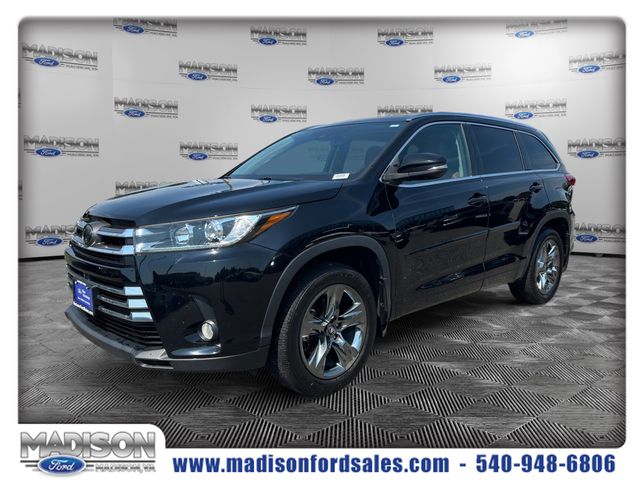 Midnight Black Metallic 2018 Toyota Highlander SUV / Crossover All-Wheel Drive 8-Speed Automatic