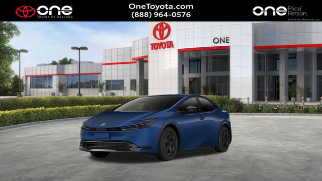 Blue 2026 Toyota Prius Hatchback Front-Wheel Drive Continuously Variable Transmission