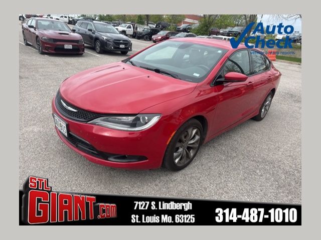 Redline Red Tricoat Pearl 2016 Chrysler 200 S Sedan FWD Sedan Front-Wheel Drive 9-Speed Automatic