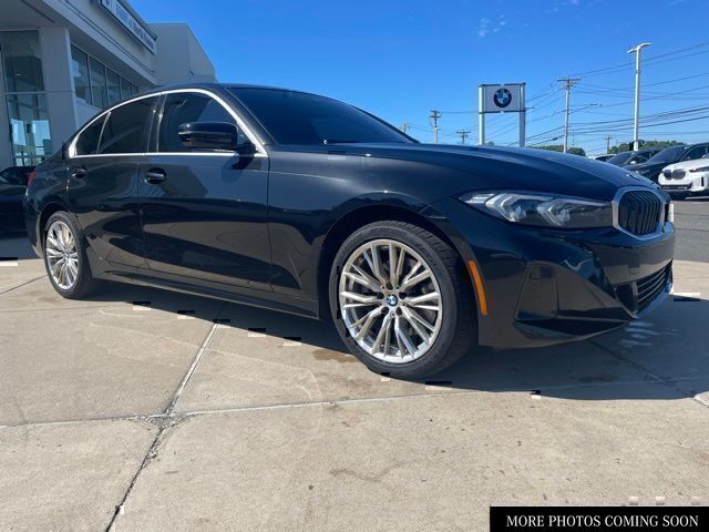 Black Sapphire Metallic 2024 BMW 3 Series Sedan All-Wheel Drive 8-Speed Automatic