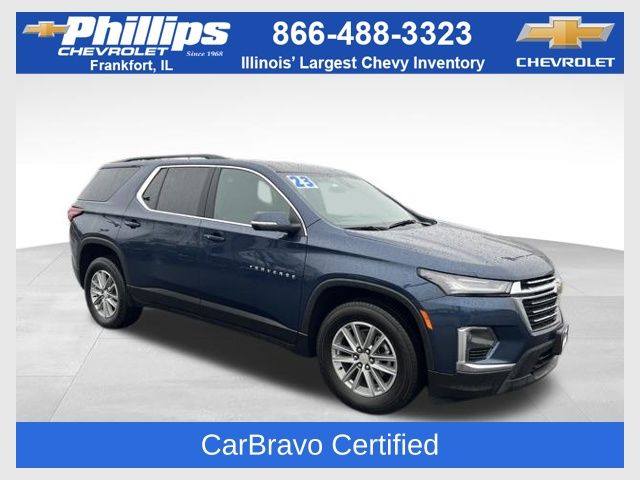 Northsky Blue Metallic 2023 Chevrolet Traverse LT Cloth AWD SUV / Crossover Four-Wheel Drive 9-Speed Automatic