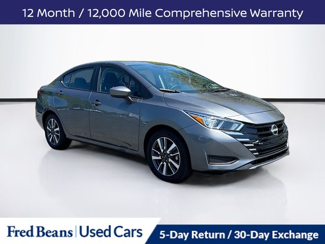 Gray (Gun Metallic) 2024 Nissan Versa Sedan Front-Wheel Drive Continuously Variable Transmission