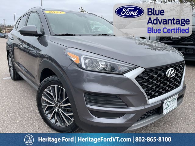 Gray (Magnetic Force) 2021 Hyundai Tucson SEL AWD SUV / Crossover All-Wheel Drive 6-Speed Automatic