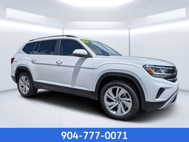 Pure White 2023 Volkswagen Atlas SUV / Crossover All-Wheel Drive 8-Speed Automatic