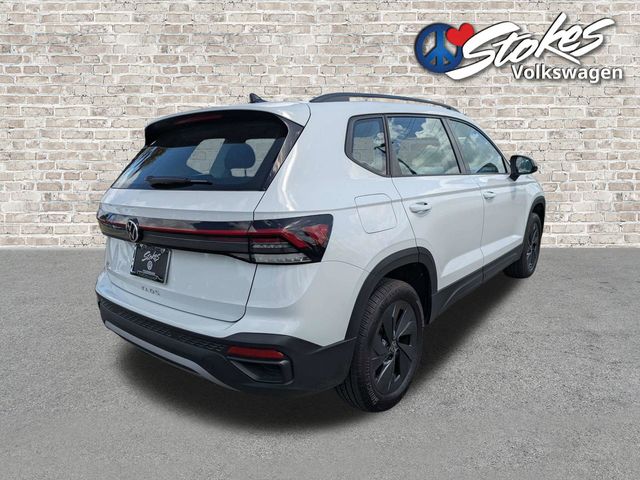 2025 Volkswagen Taos 1.5T S White at Stokes Volkswagen