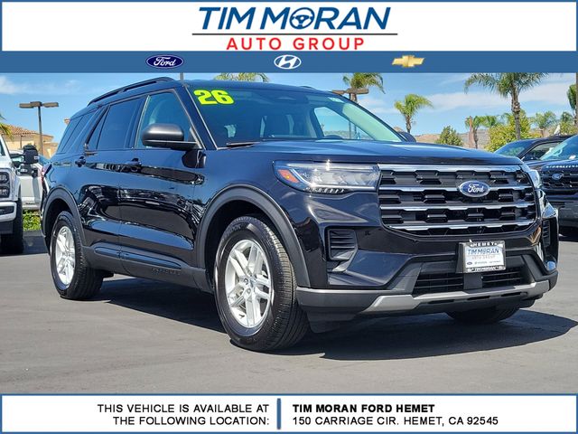 Agate Black Metallic 2026 Ford Explorer Active RWD SUV / Crossover Rear-Wheel Drive Automatic