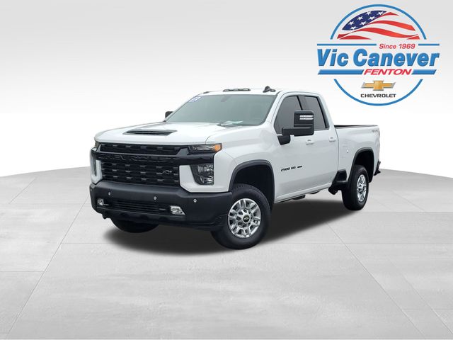 Summit White 2022 Chevrolet Silverado 2500HD LT Double Cab 4WD Pickup Truck Four-Wheel Drive Automatic