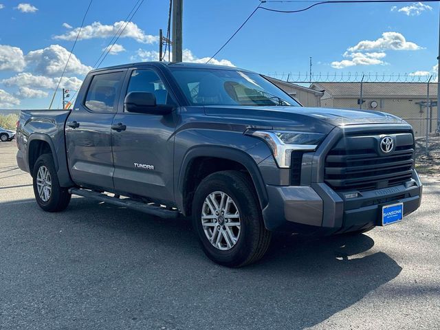 Magnetic Gray Metallic 2025 Toyota Tundra SR5 CrewMax Cab 4WD Pickup Truck Four-Wheel Drive Automatic