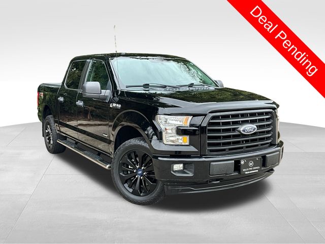 Shadow Black 2017 Ford F-150 XL SuperCrew 4WD Pickup Truck Four-Wheel Drive Automatic