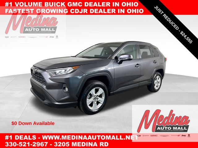 Magnetic Gray Metallic/Ice Edge Roof 2021 Toyota RAV4 XLE AWD SUV / Crossover All-Wheel Drive 8-Speed Automatic
