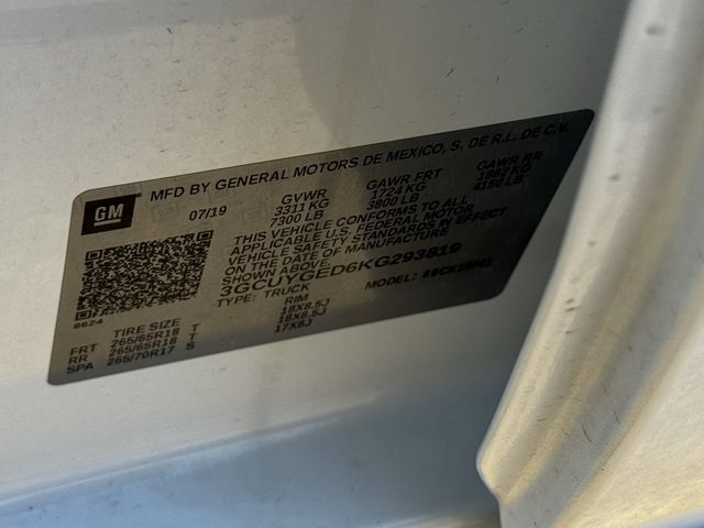 2019 Chevrolet Silverado 1500 LTZ White at DeMontrond Auto Country