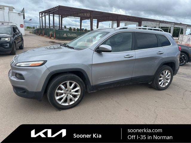 Billet Silver Metallic Clearcoat 2015 Jeep Cherokee Limited 4WD SUV / Crossover Four-Wheel Drive 9-Speed Automatic
