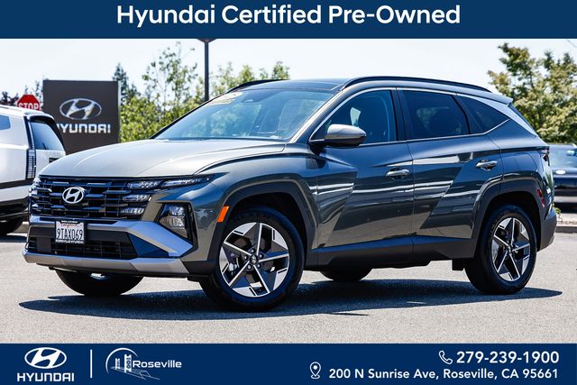 Amazon Gray 2025 Hyundai Tucson Hybrid SUV / Crossover All-Wheel Drive 6-Speed Automatic