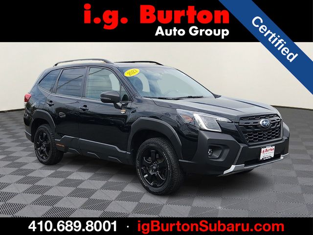 Crystal Black Silica 2023 Subaru Forester Wilderness Crossover AWD SUV / Crossover All-Wheel Drive Continuously Variable Transmission